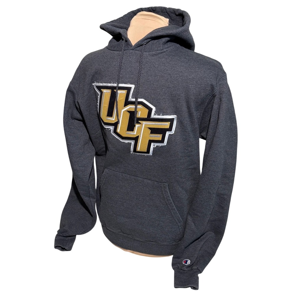 Champion UCF Knights Hoodie Gray Pullover Sweatshirt Football Women's Small